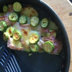 Torta di patate e zucchine al forno