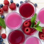Sorbetto ai frutti di bosco con frullatore