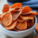 Snack veg sano: patate dolci croccanti in friggitrice ad aria