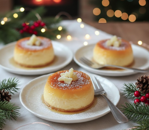 mini flan al limone in friggitrice ad aria